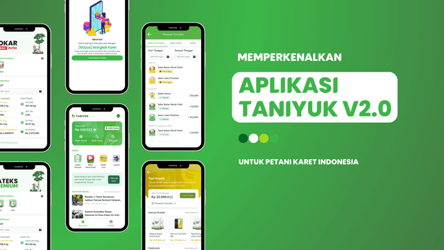 Aplikasi Taniyuk v2.0: Cara Baru Petani Jual Getah Karet